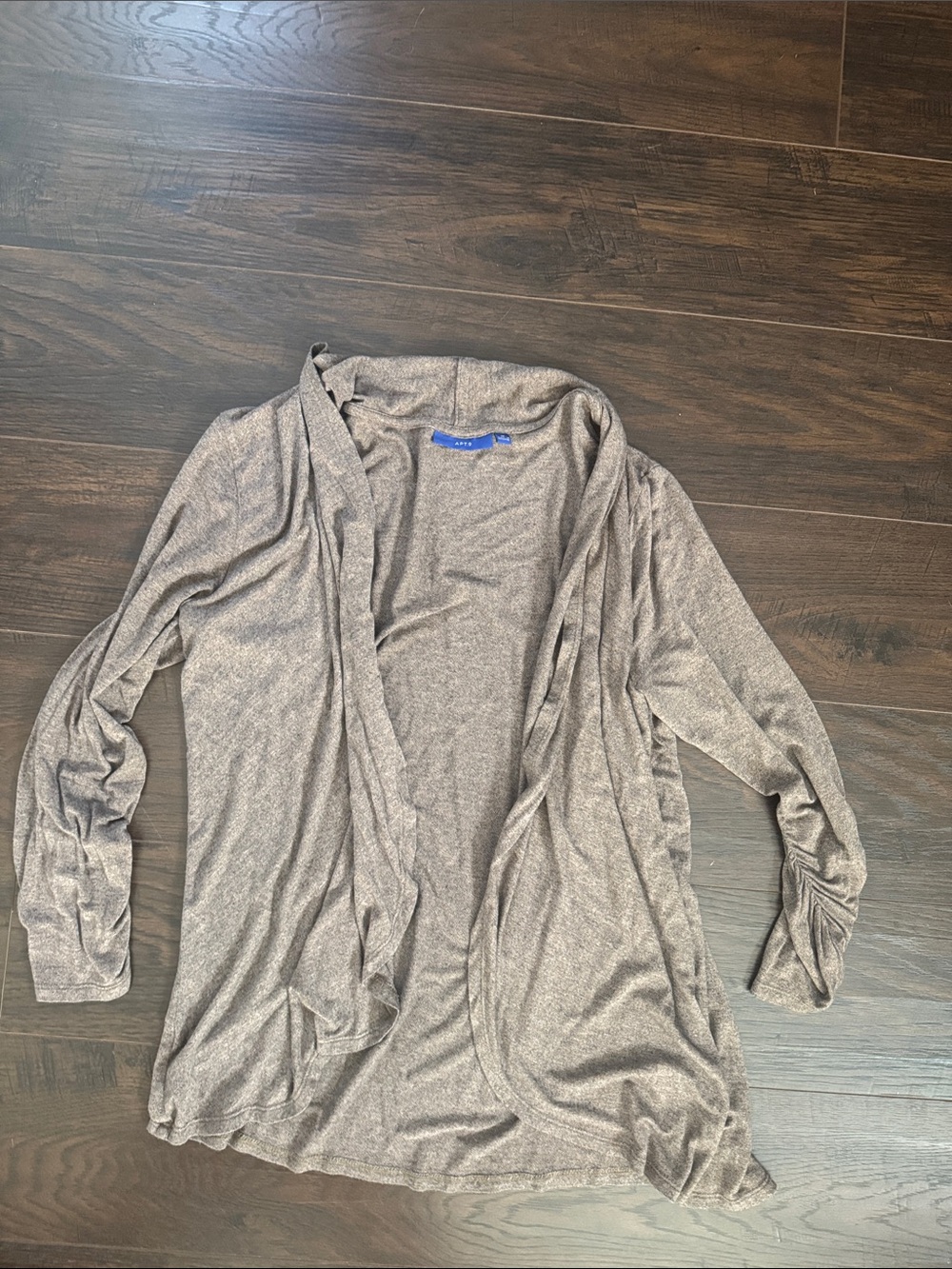 Apt. 9 Men's Open-Front Cardigan - Heather Gray